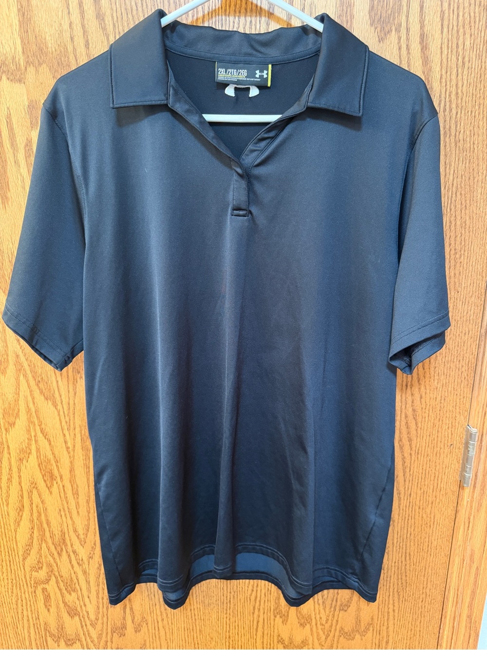 Under Armour Black Short-Sleeve Performance Polo